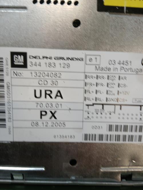 Image Autoradio d'origine - OPEL ZAFIRA B