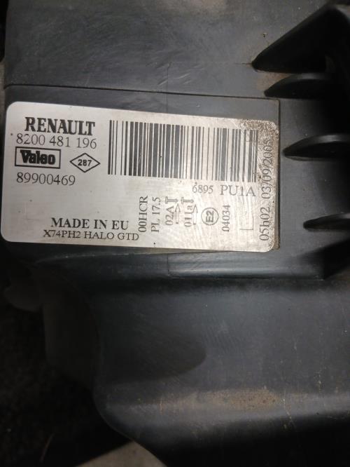 Image Optique avant principal gauche (feux)(phare) - RENAULT LAGUNA 2