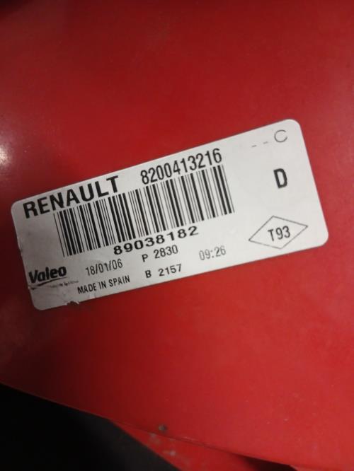 Image Feu arriere principal droit (feux) - RENAULT MEGANE 2