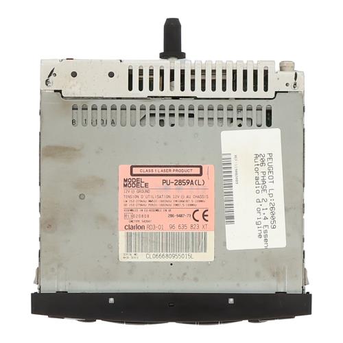 Image Autoradio d'origine - PEUGEOT 206
