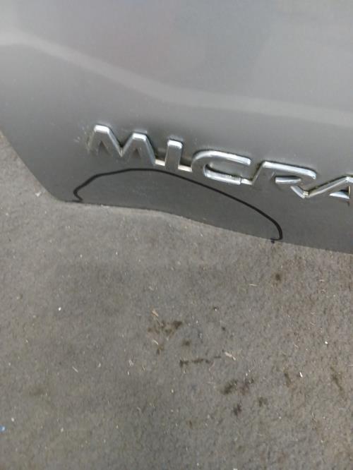 Image Malle/Hayon arriere - NISSAN MICRA 3