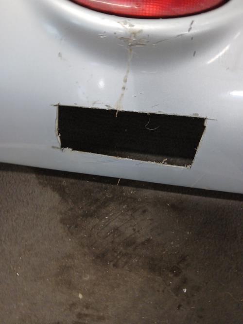 Image Pare choc arriere - PEUGEOT 206