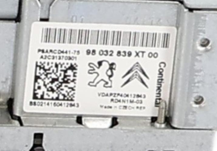 Image Autoradio d'origine - CITROEN C3 2