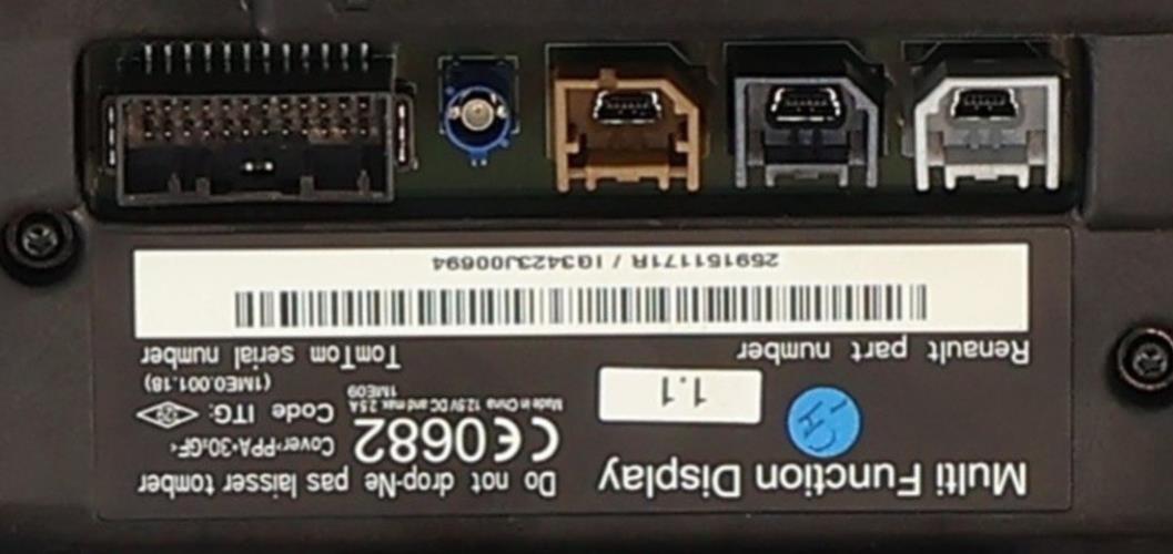Image Ecran GPS - RENAULT MEGANE 3