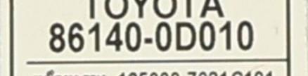 Image Autoradio d'origine - TOYOTA YARIS 3