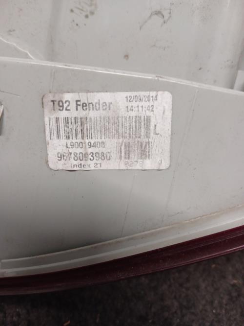 Image Feu arriere principal gauche (feux) - PEUGEOT 308 2 SW