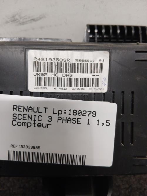 Image Compteur - RENAULT SCENIC 3