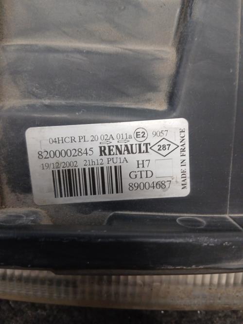 Image Optique avant principal gauche (feux)(phare) - RENAULT LAGUNA 2