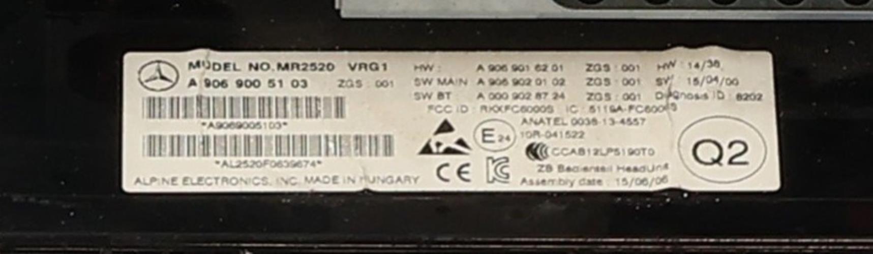Image Autoradio - MERCEDES SPRINTER 2
