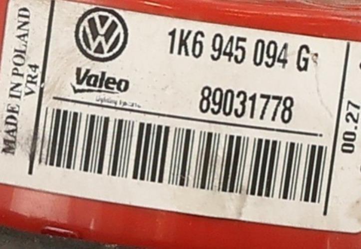 Image Feu arriere secondaire droit (feux) - VOLKSWAGEN GOLF 5