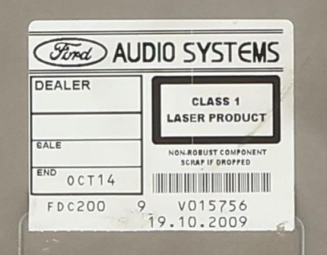 Image Autoradio d'origine - FORD MONDEO 3