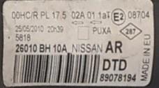 Image Optique avant principal droit (feux)(phare) - NISSAN NOTE 1