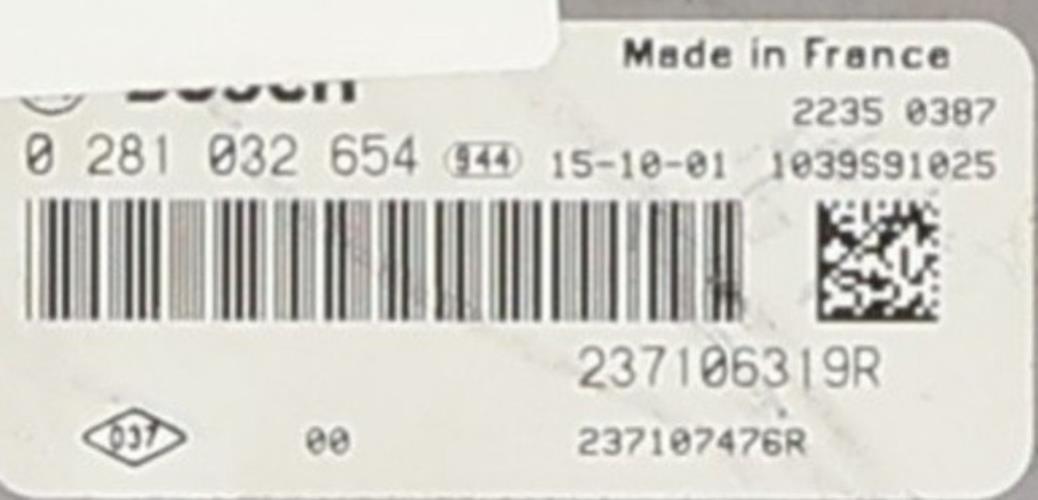 Image Calculateur moteur - RENAULT CLIO 4