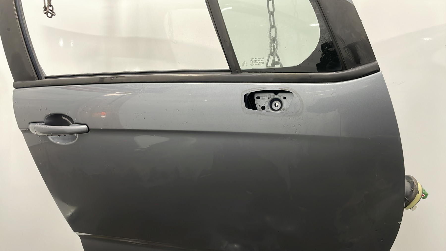 Porte Avant Droit Pour Citroën C3 Phase 1 - Pièce D'occasion, Réf. 00009004CG, Bleu Clair