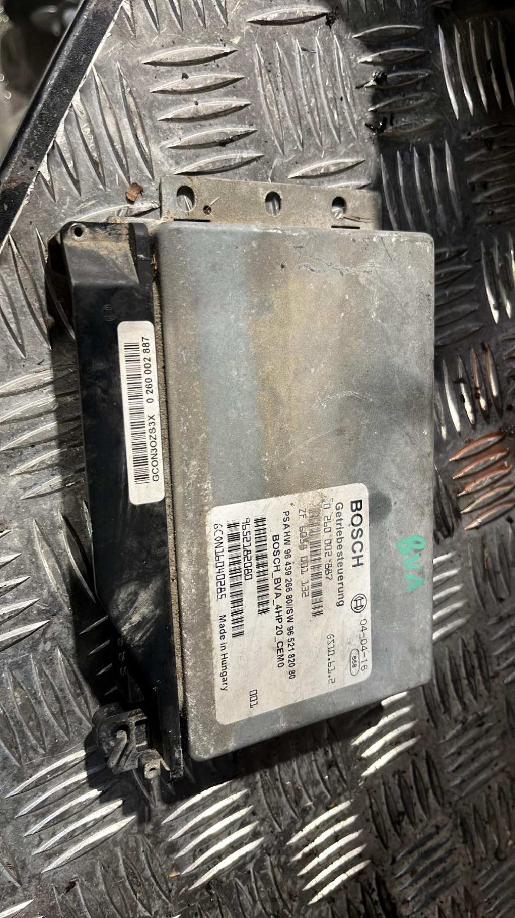 Calculateur de boîte auto, Peugeot 607 · Phase 1