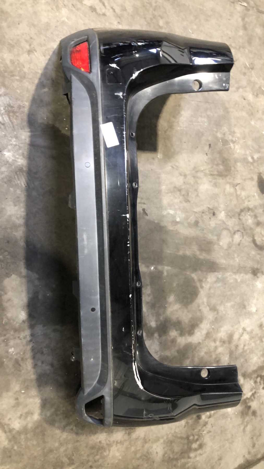 Pare-chocs Arrière RENAULT GRAND SCENIC 3 PHASE 1 - Gris Clair, Réf 850126081R, Avec Radars (occasion)