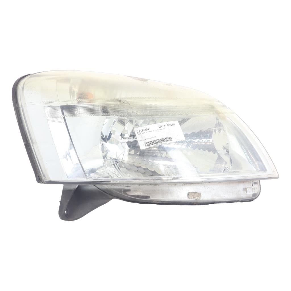 Optique avant principal droit (feux)(phare), Citroën Berlingo 1 · Phase 2