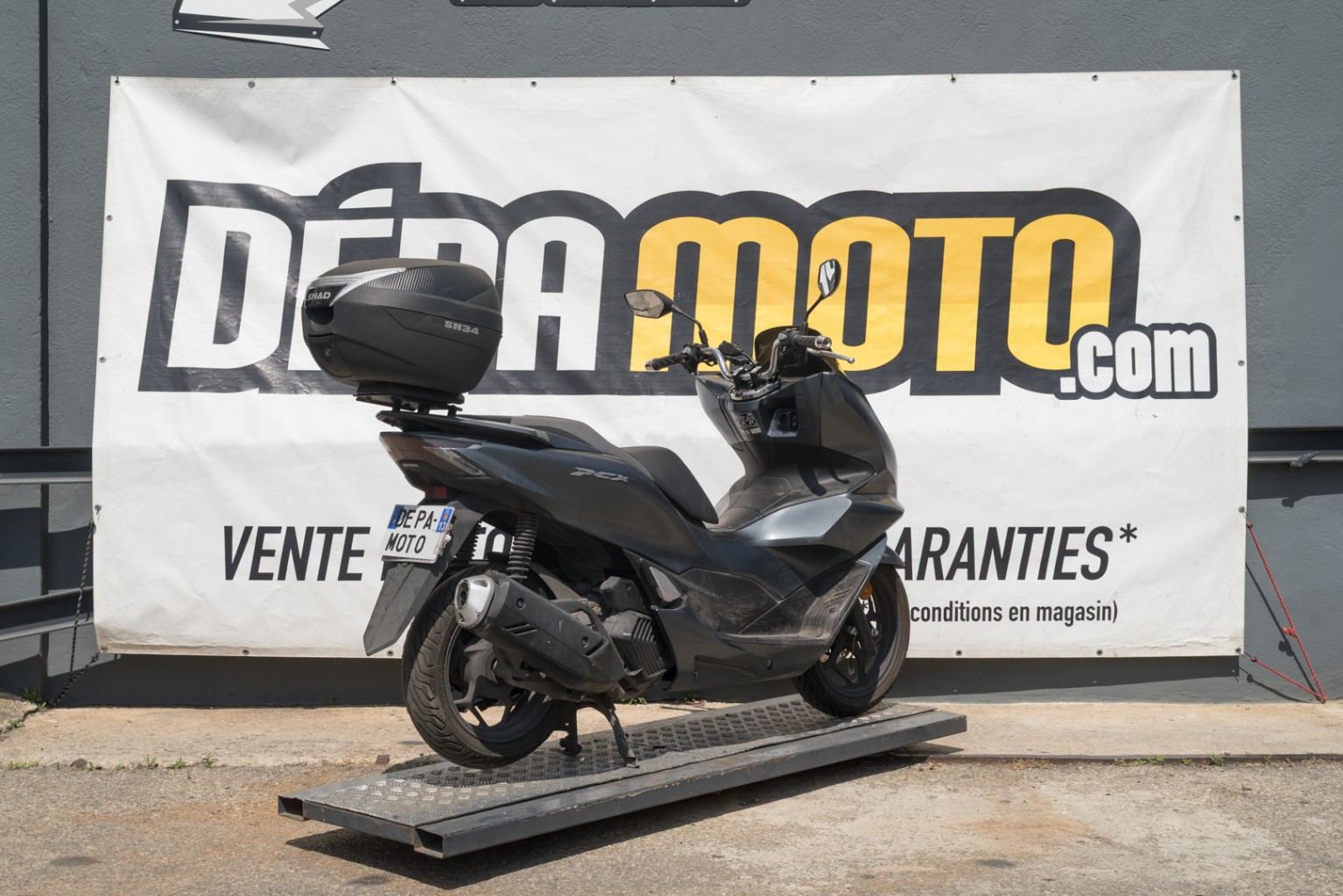 moto accidentée HONDAPCX 125