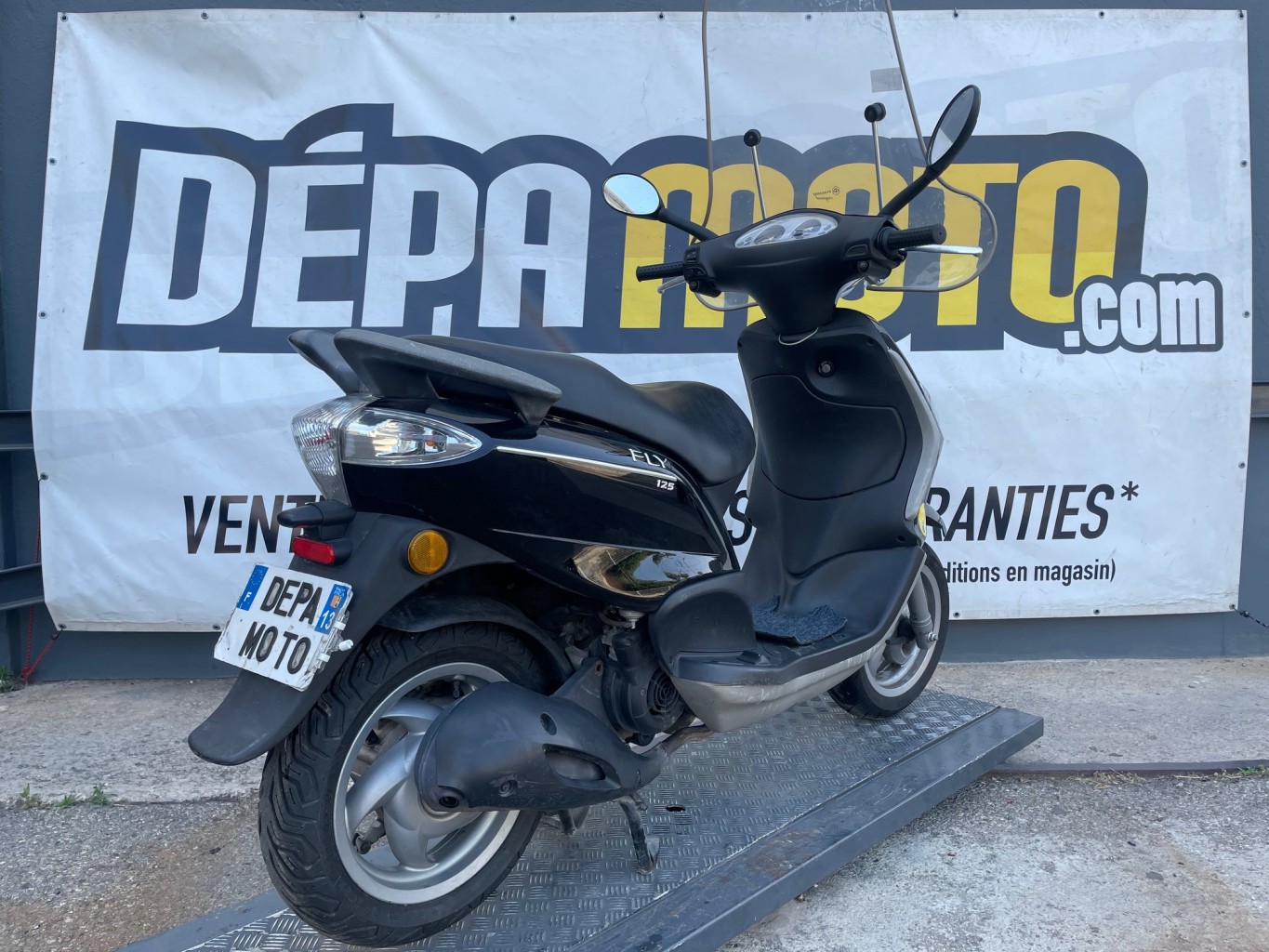 moto accidentée PIAGGIOFLY