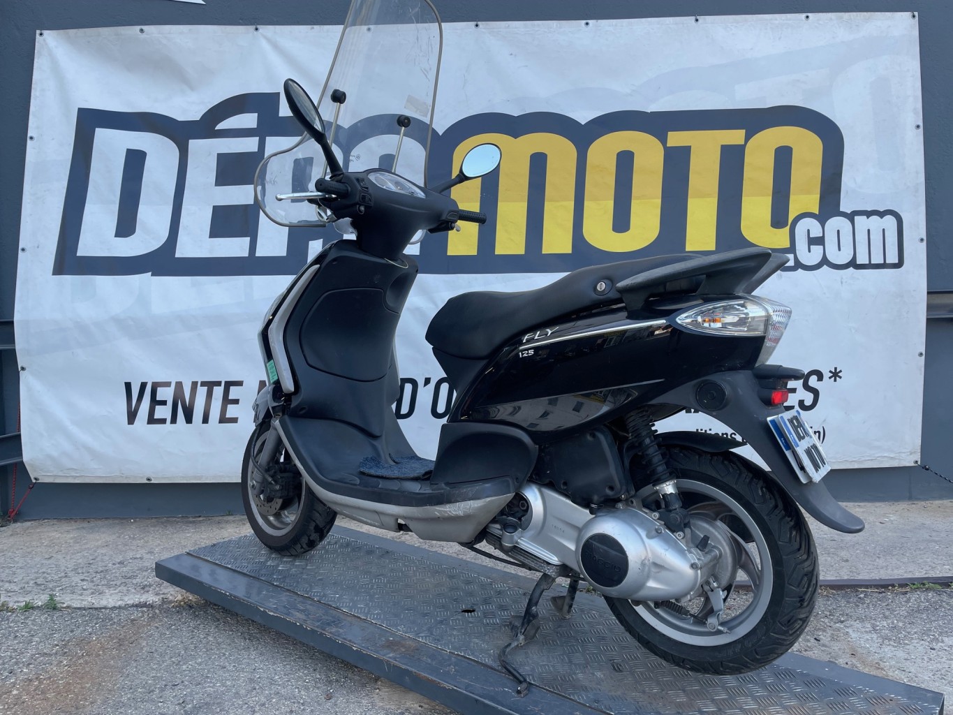 moto accidentée PIAGGIOFLY