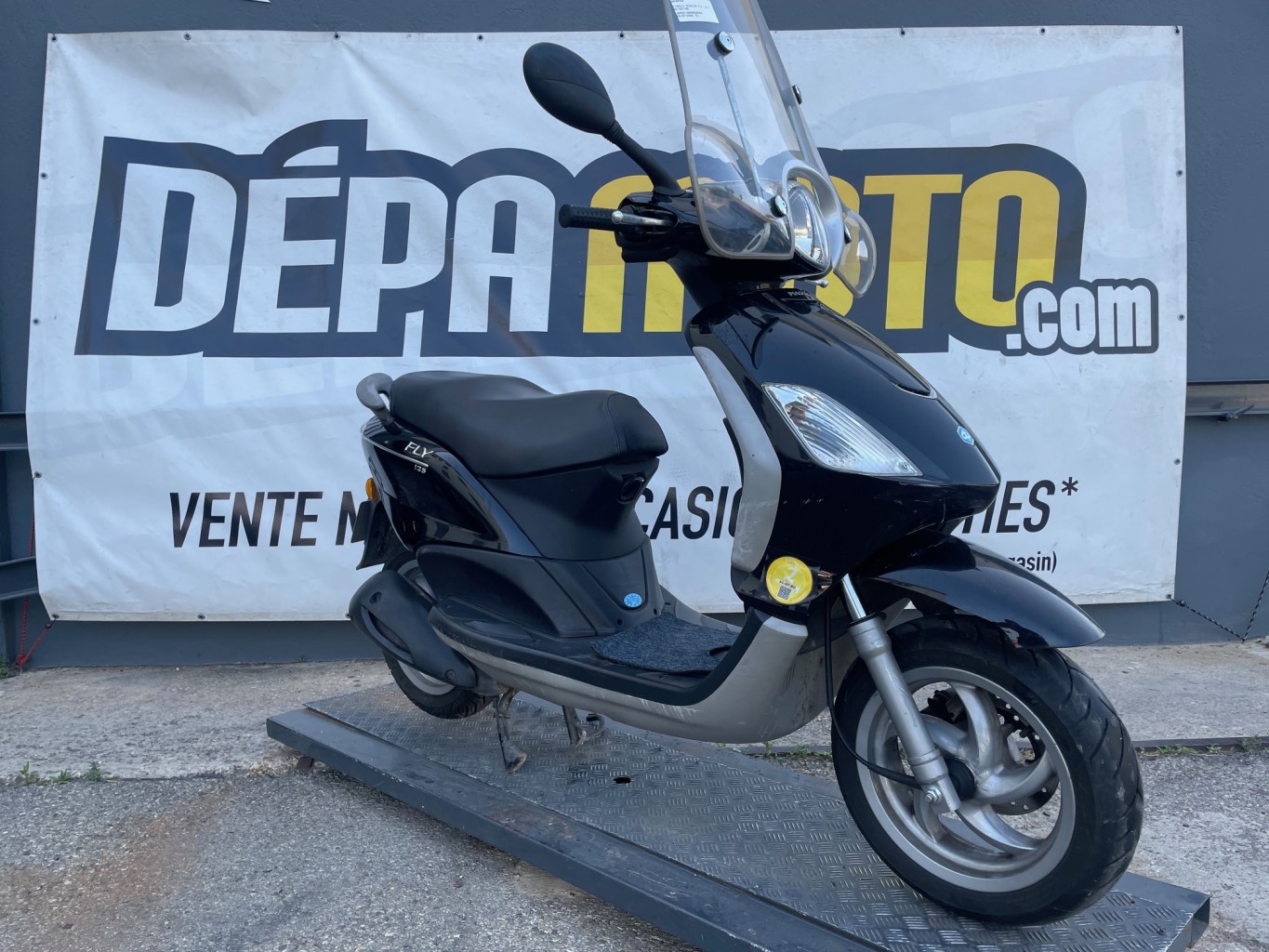 moto accidentée PIAGGIOFLY