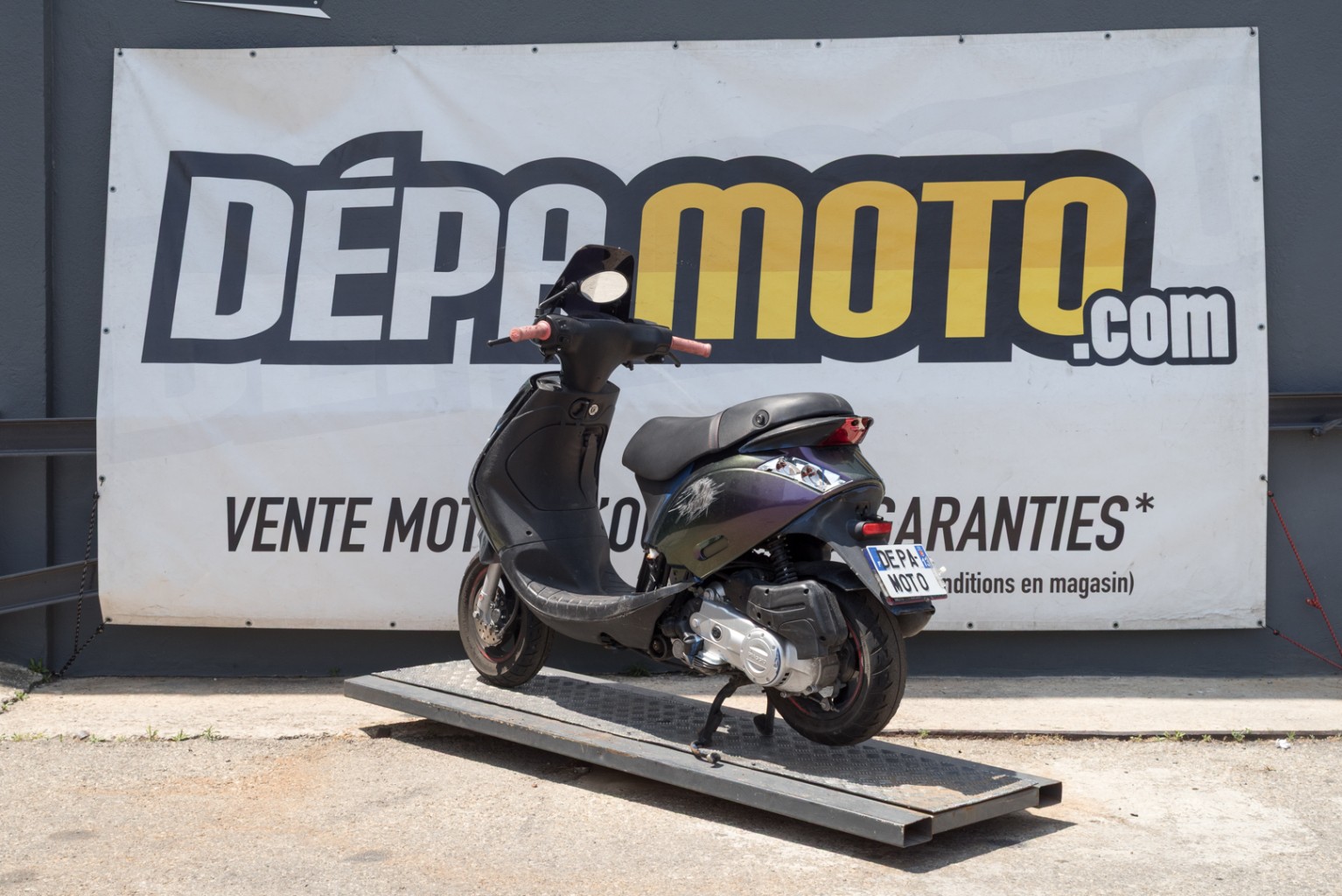 moto accidentée PIAGGIO ZIP 50