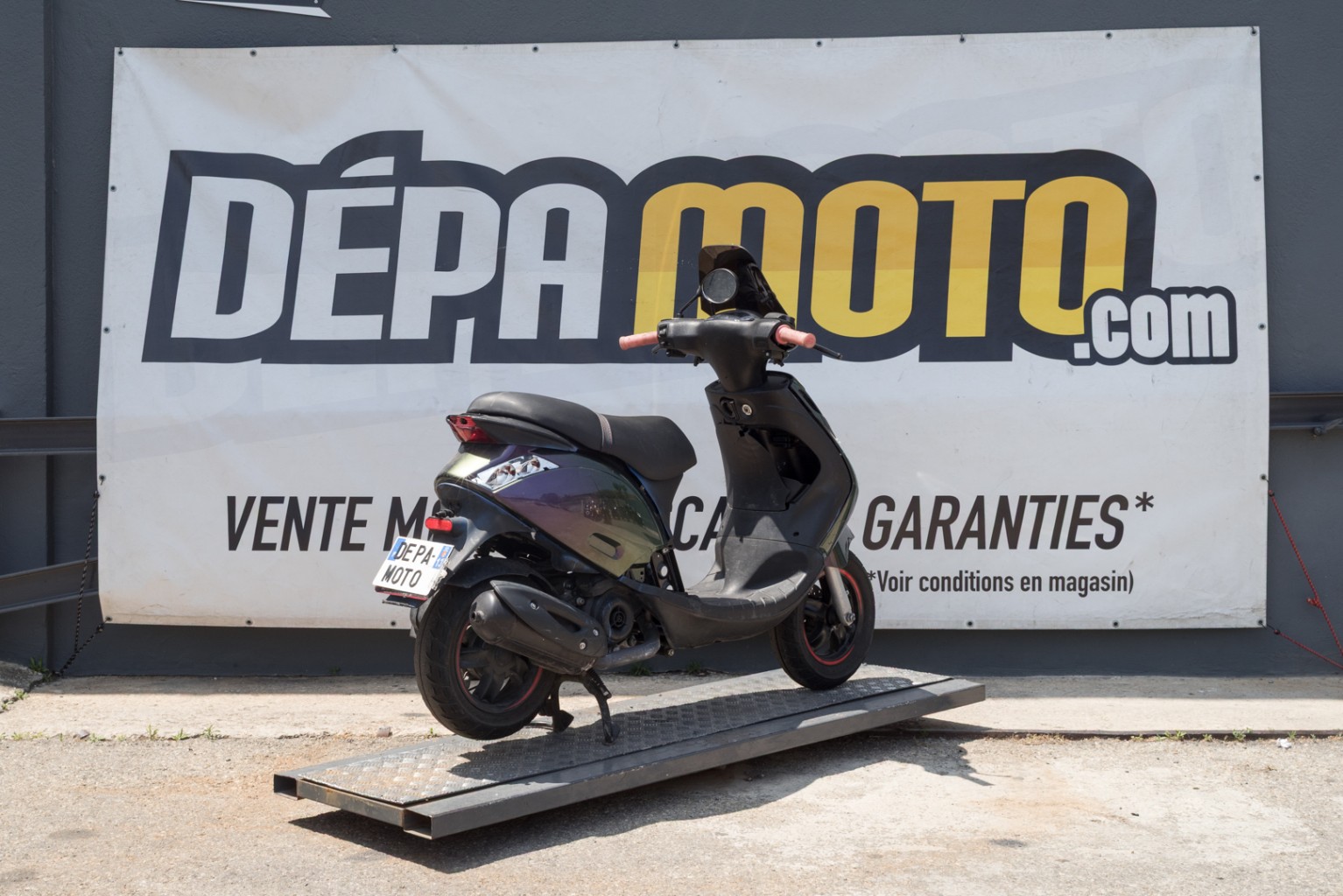 moto accidentée PIAGGIO ZIP 50