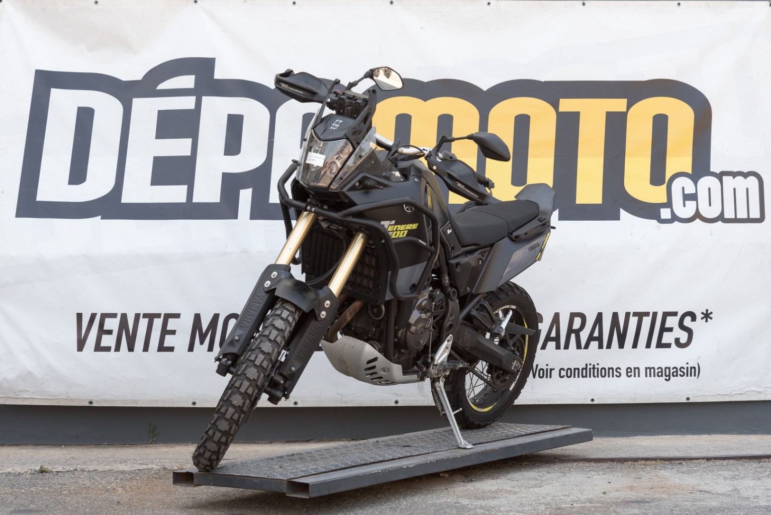 moto accidentée YAMAHA  TENERE XTZ 690