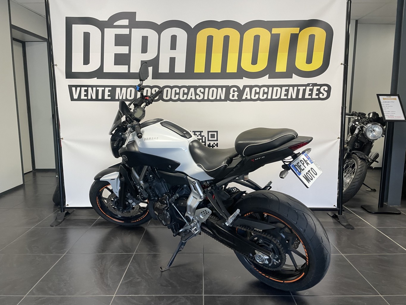 moto d’occasion YAMAHA MT 07
