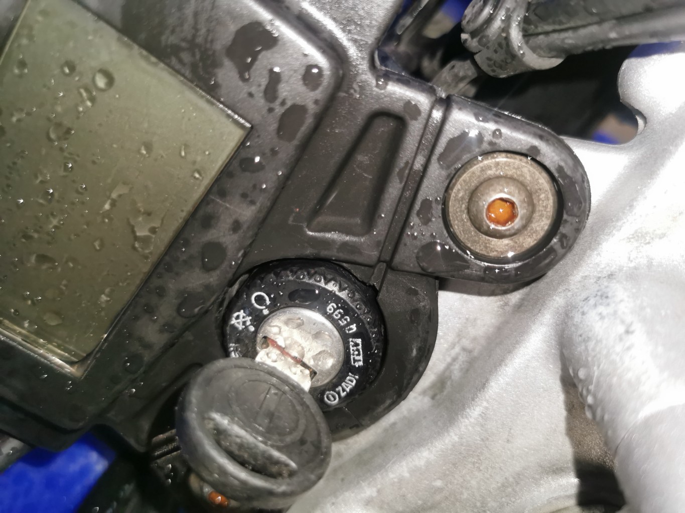 moto accidentée YAMAHAXT 125