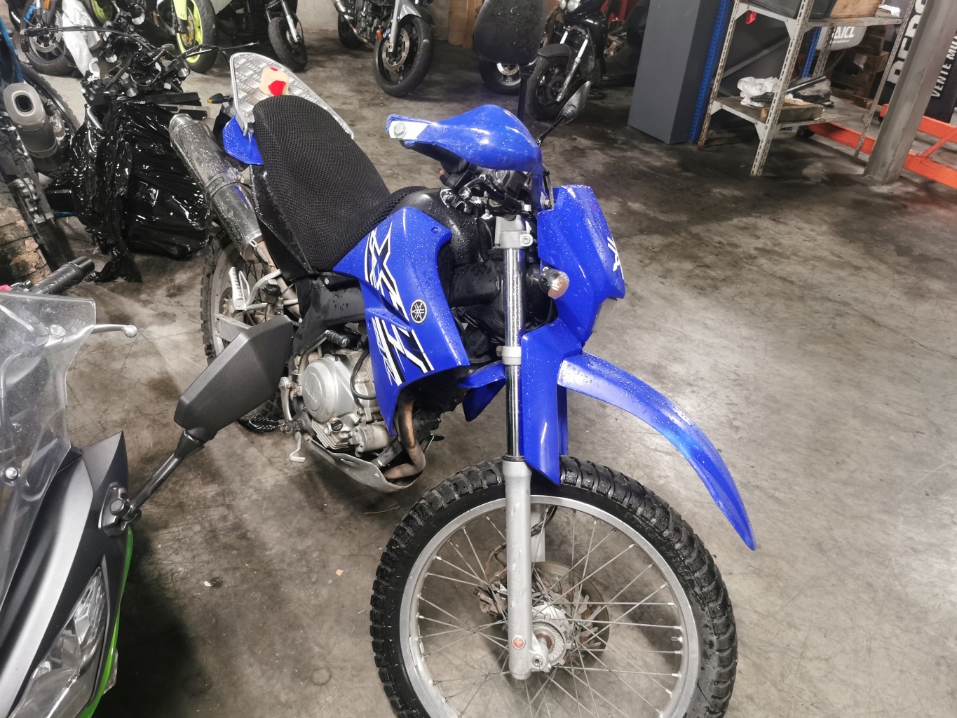 moto accidentée YAMAHAXT 125