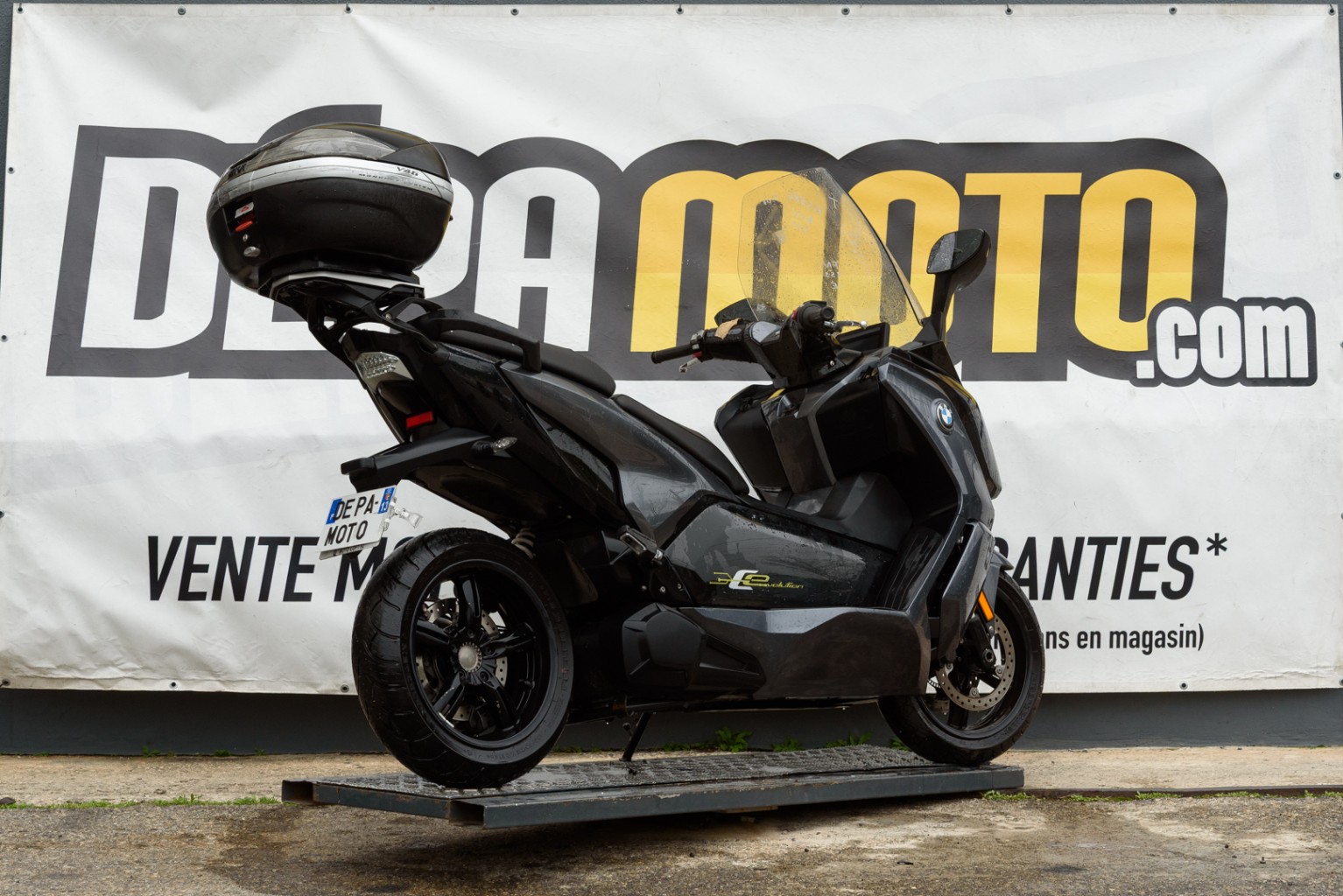 moto accidentée BMW C EVOLUTION