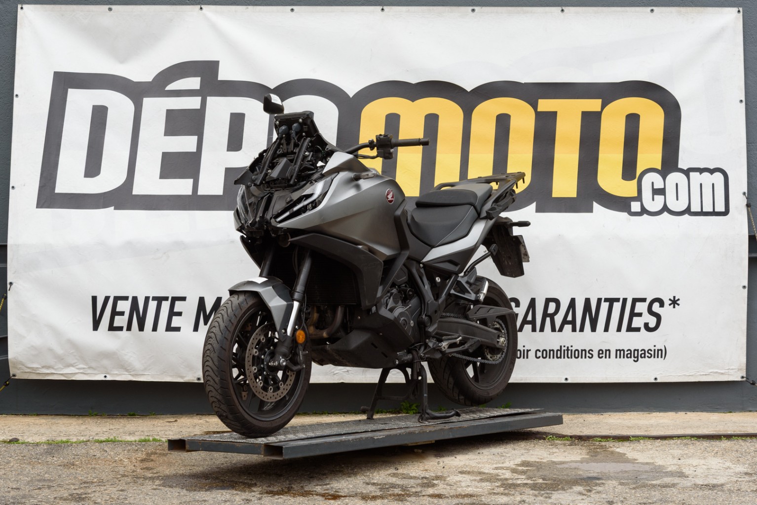 moto accidentée HONDADEAUVILLE 1100