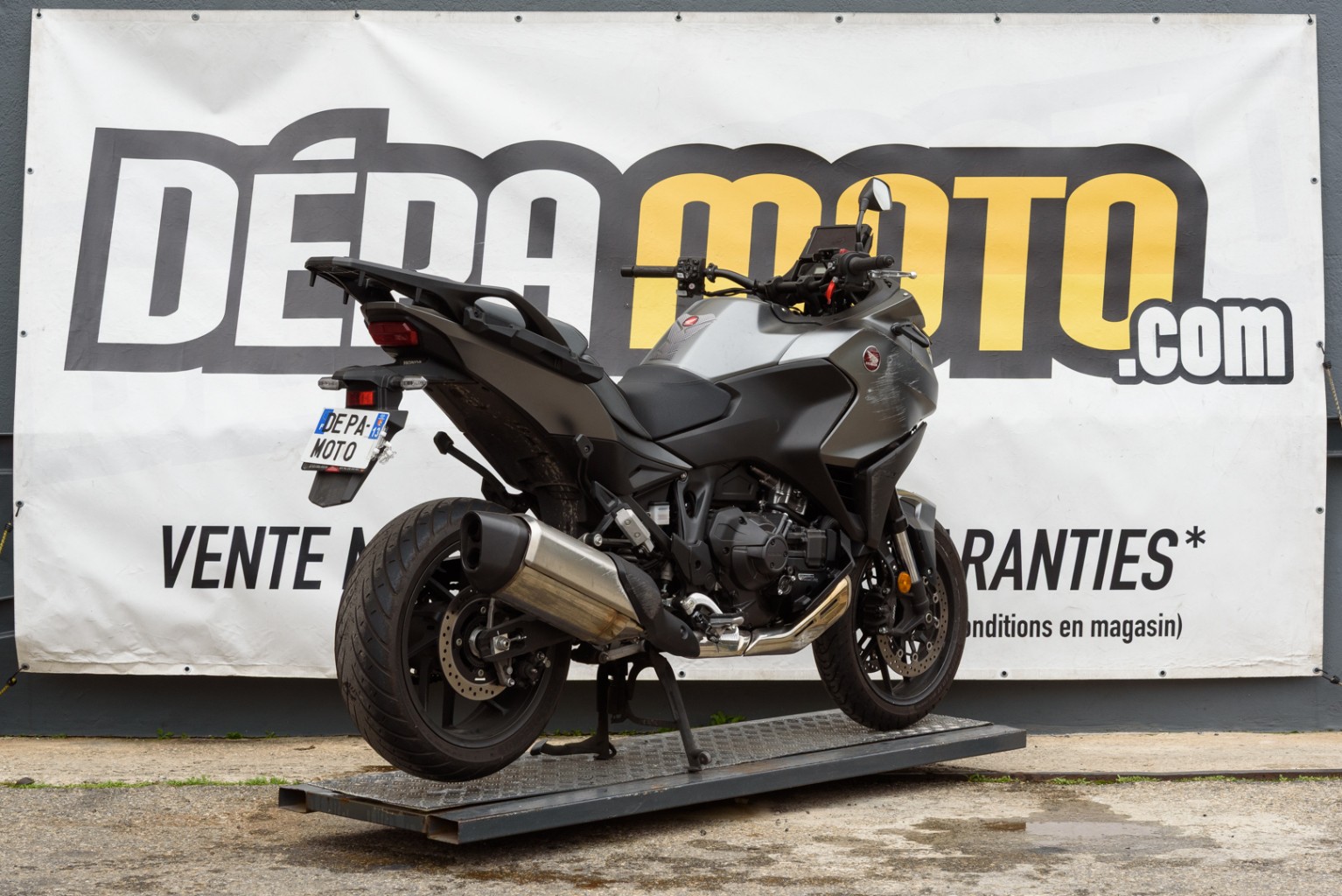 moto accidentée HONDADEAUVILLE 1100