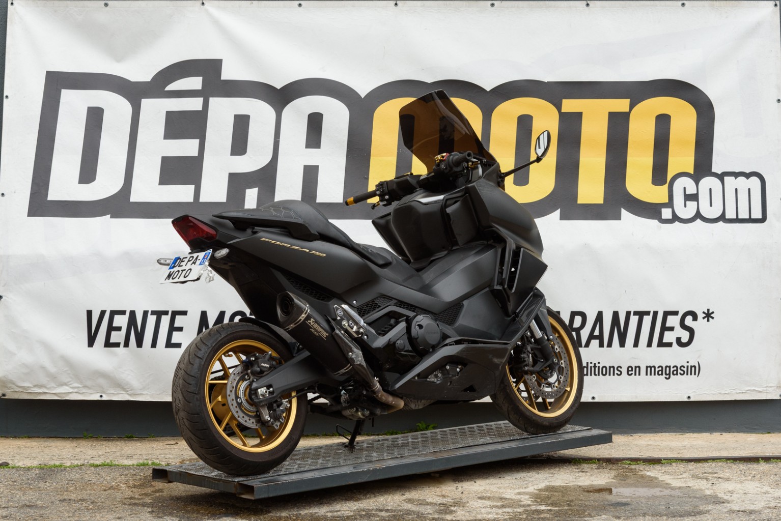 moto accidentée HONDAFORZA 750