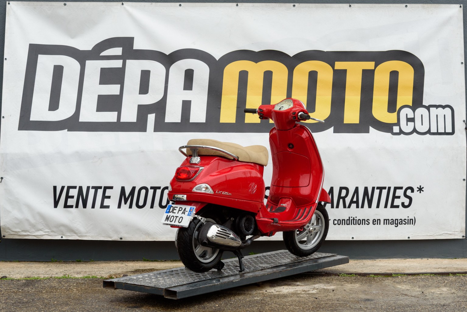 moto accidentée PIAGGIO VESPA 125