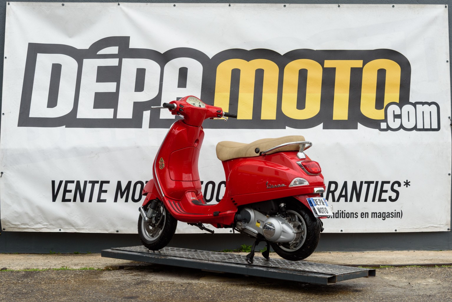 moto accidentée PIAGGIO VESPA 125