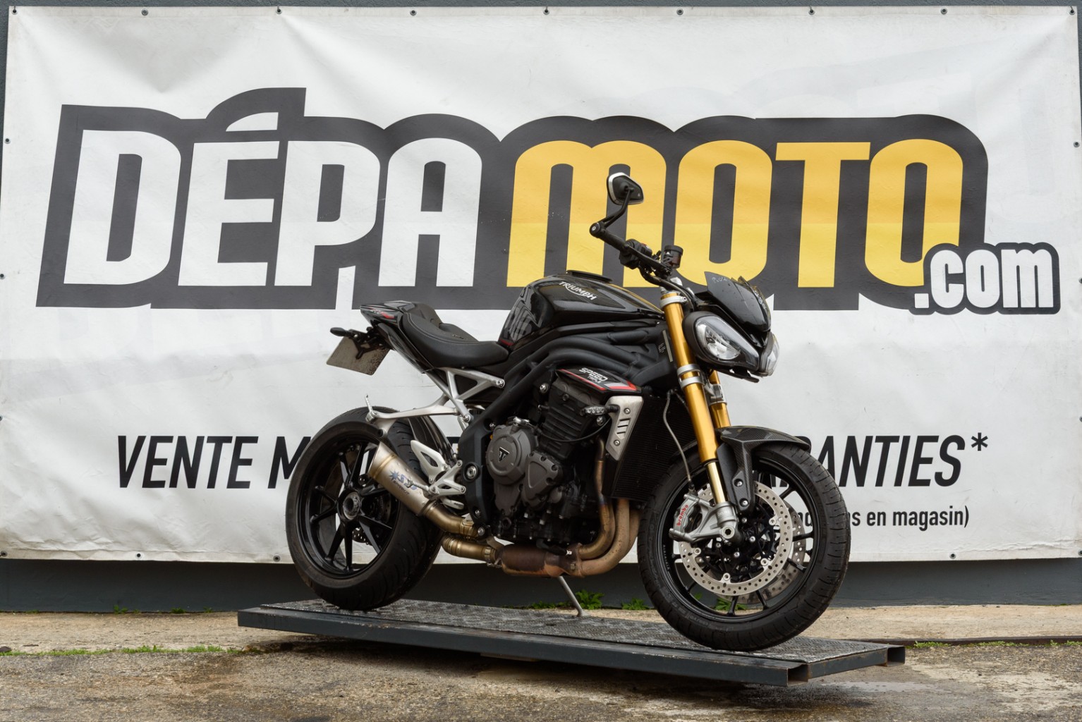 moto accidentée TRIUMPH  SPEEDTRIPLE