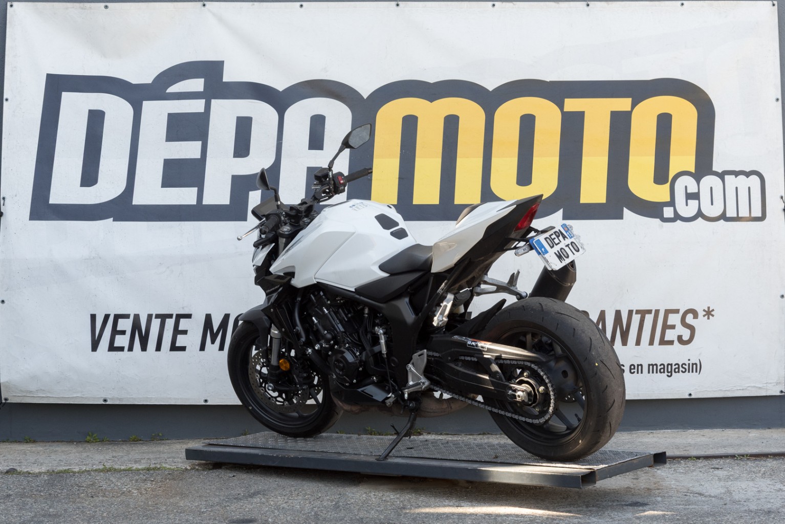 moto accidentée HONDACB1000