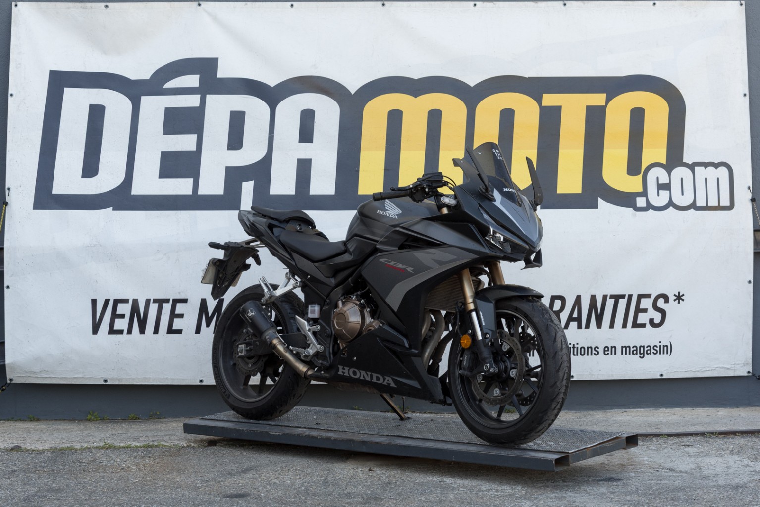 moto accidentée HONDA CBR 500