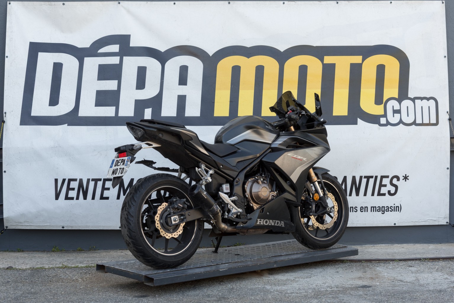 moto accidentée HONDACBR 500