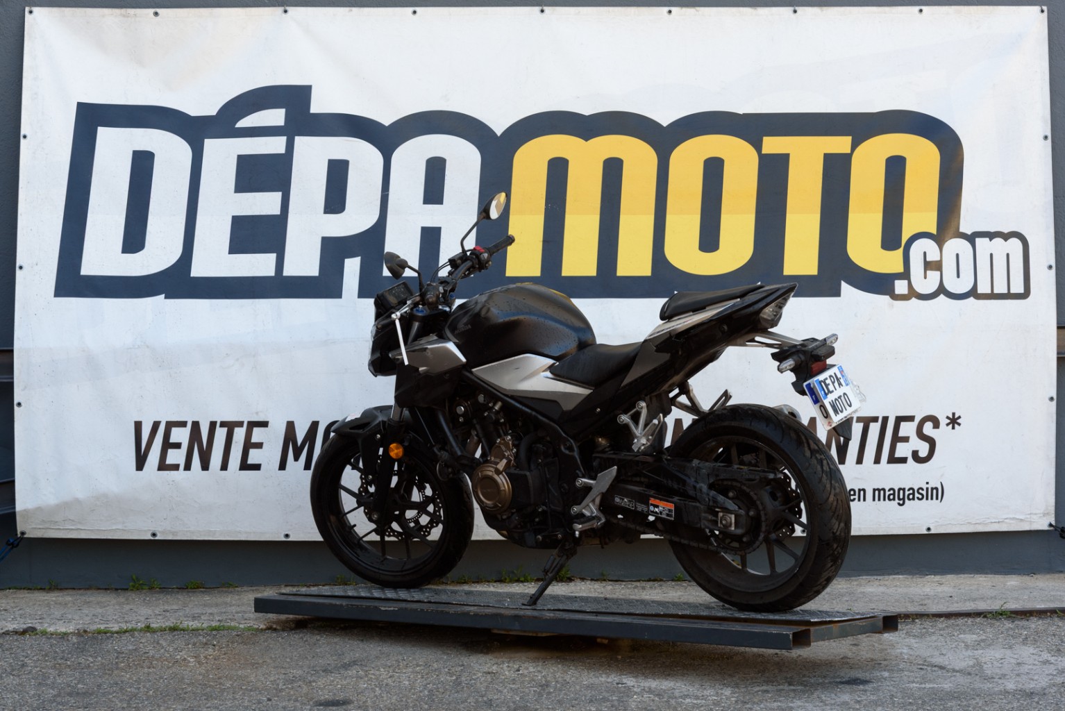 moto accidentée HONDA CB 500 FA