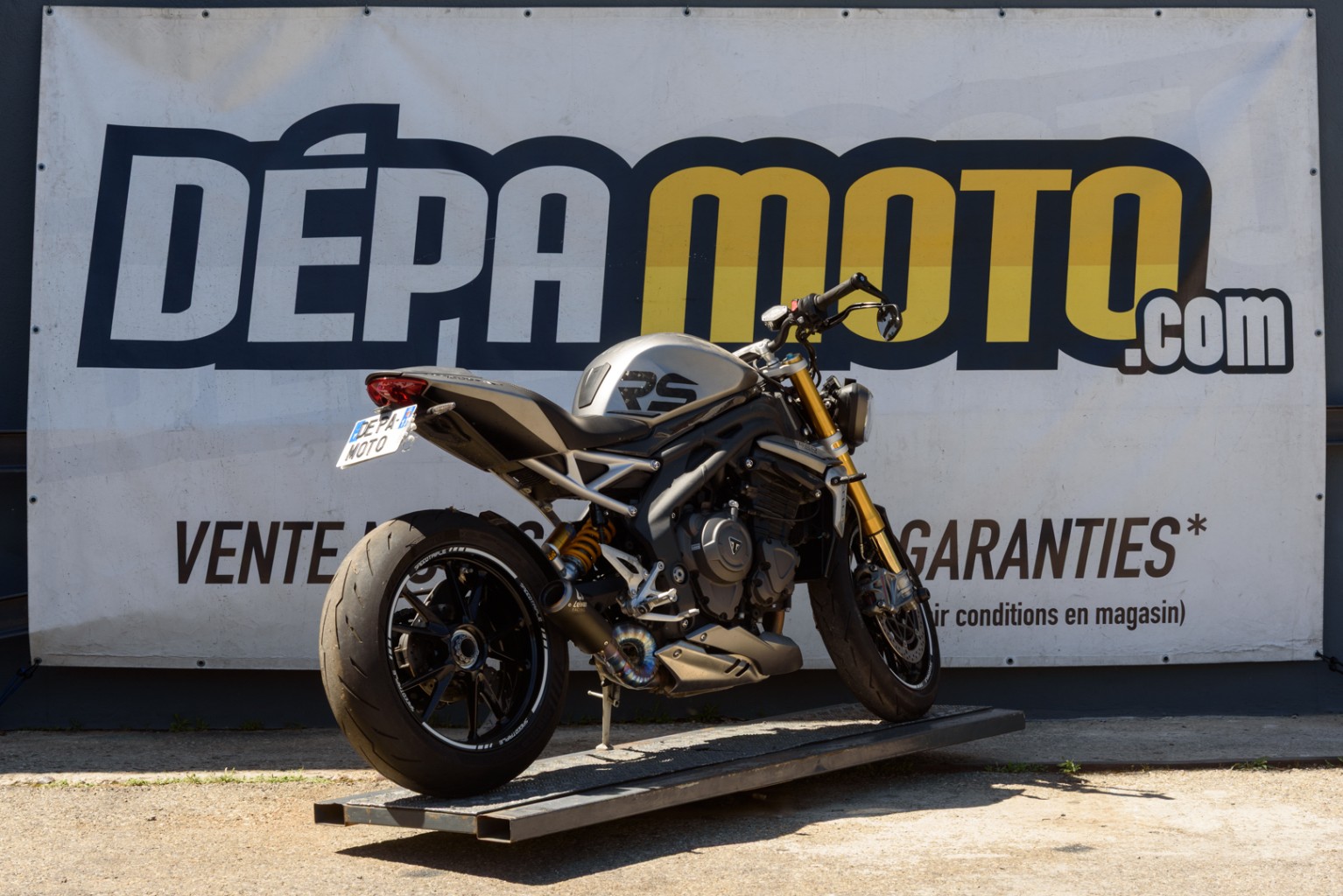 moto accidentée TRIUMPHSPEED TRIPLE RS 1200