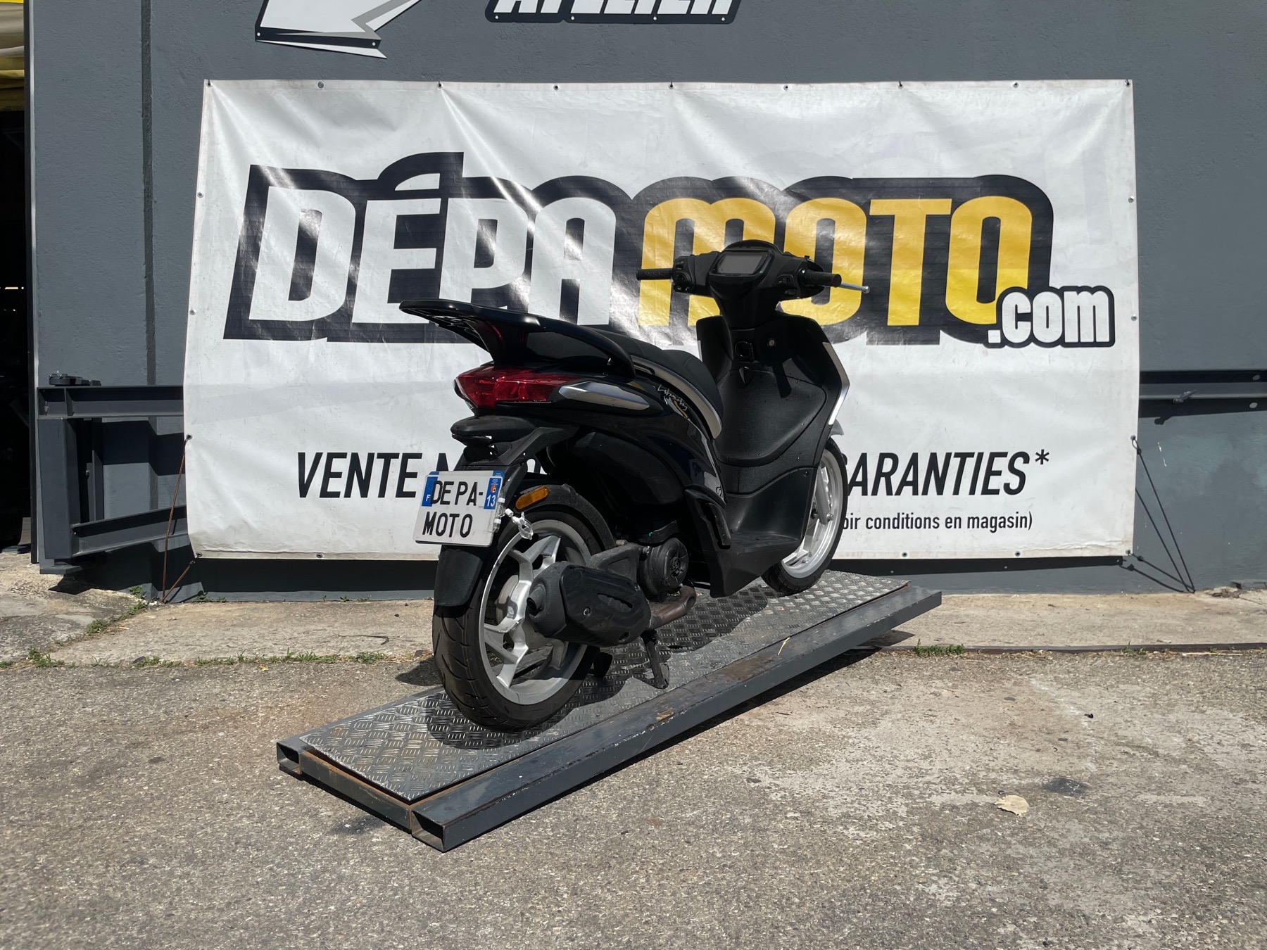 moto accidentée PIAGGIOLIBERTY50