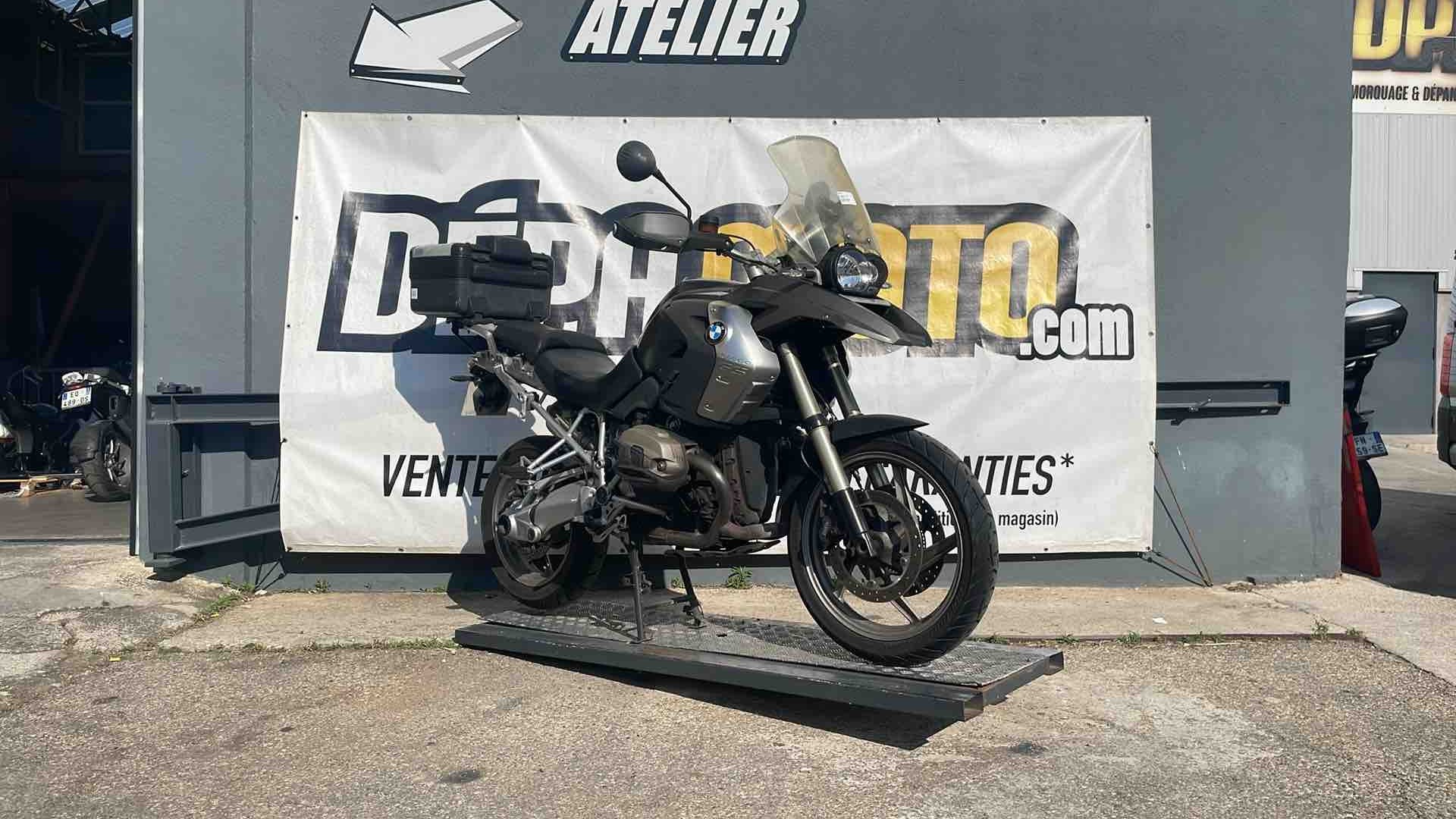 moto accidentée BMWGS 1200