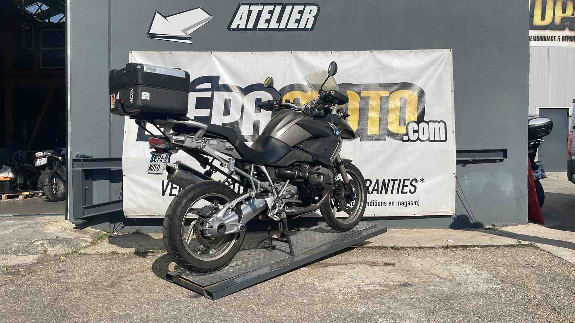 moto accidentée BMWGS 1200