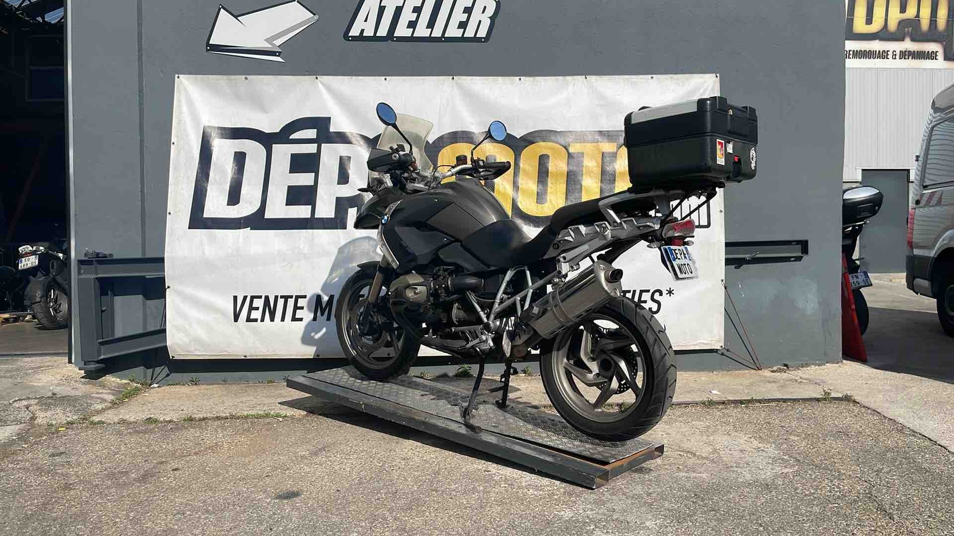 moto accidentée BMWGS 1200