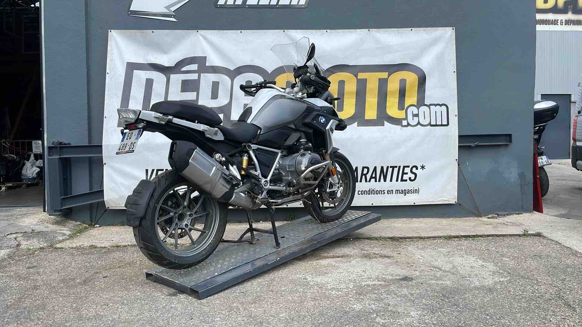 moto accidentée BMW R1200GS