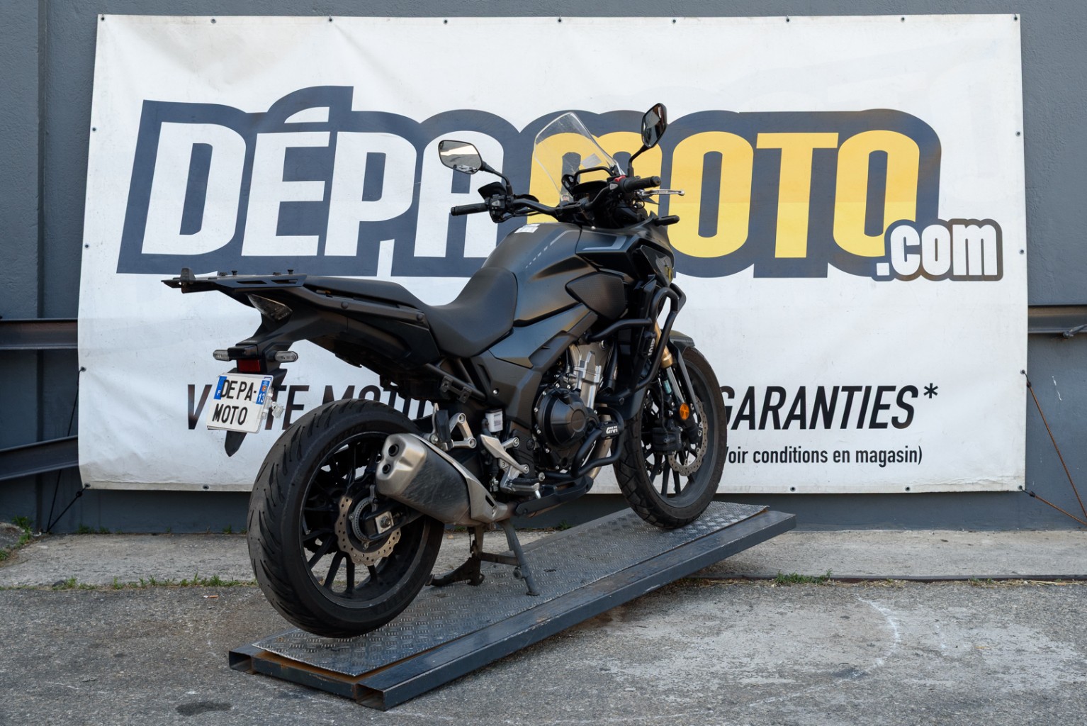 moto accidentée HONDACB500X