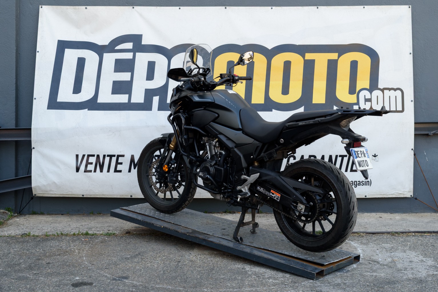moto accidentée HONDACB500X